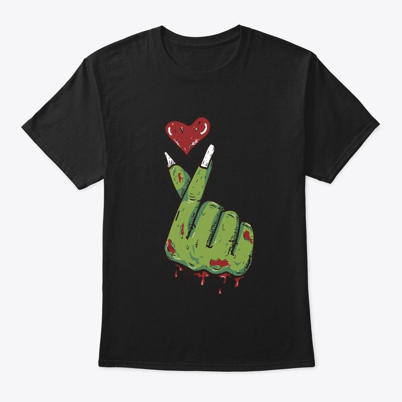 Halloween Zombie hand with heart