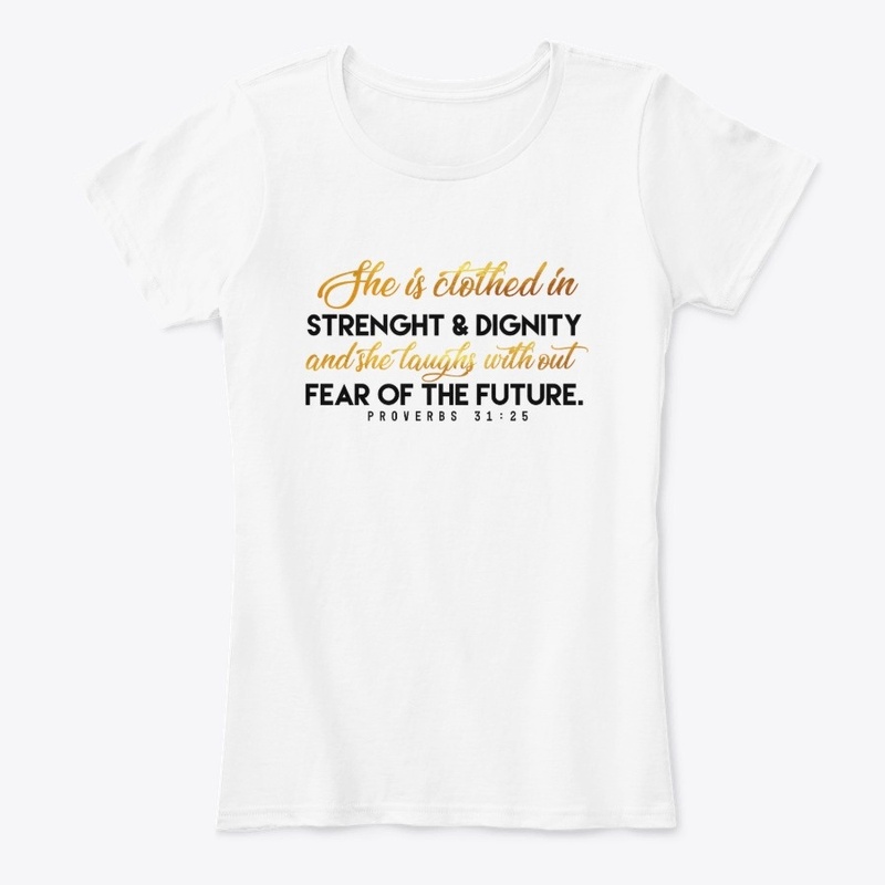 She is strong and noble