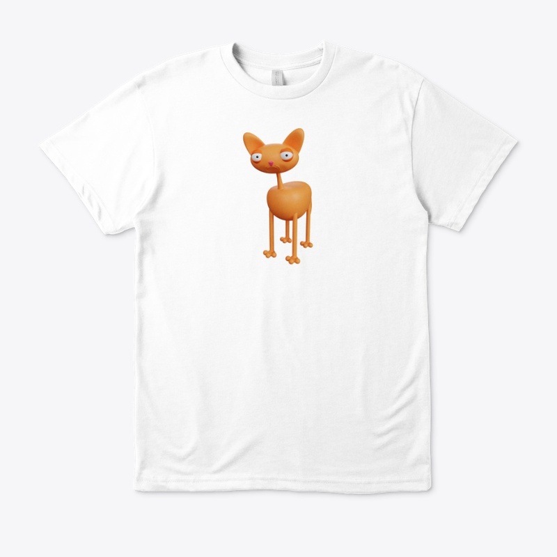 Orange cat Eco Unisex Tee