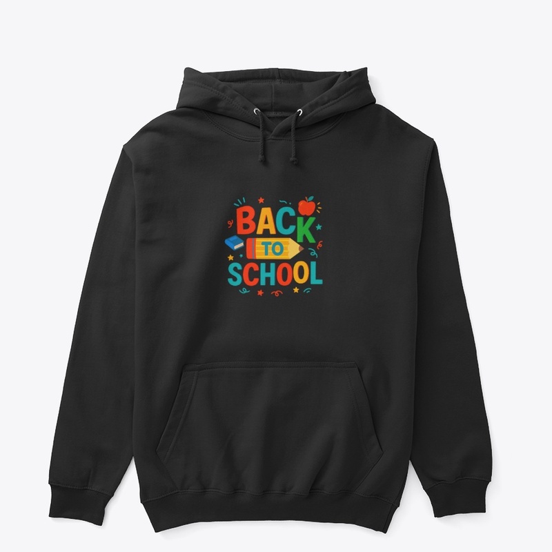 Back to School" Colorful Pencil & Apple 