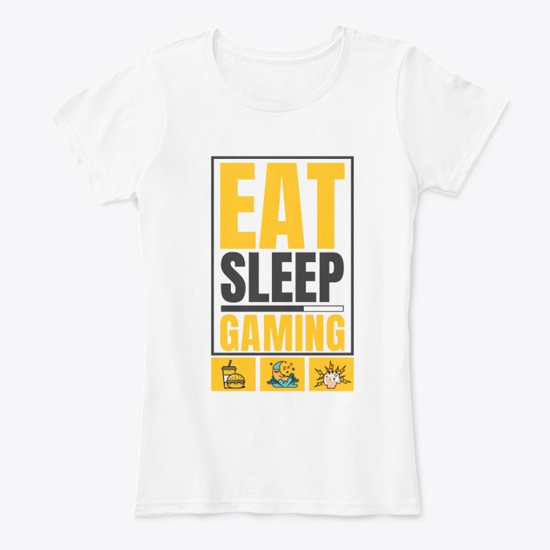 Eat Sleep Gaming Design By JNK