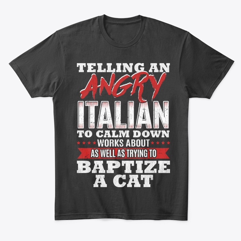 Italian Gift, Calm Down Like Baptize Cat