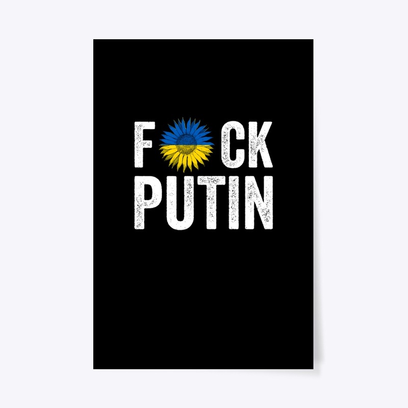 Fuck Putin Ukraine Flag Shirt