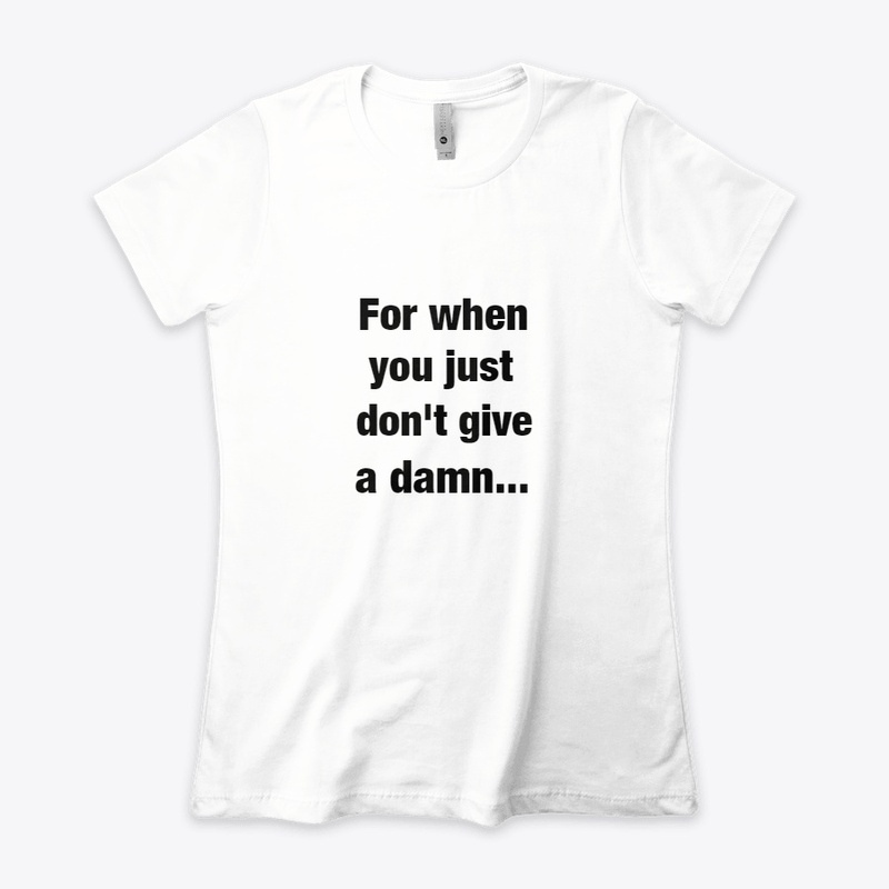 Don't give a damn
