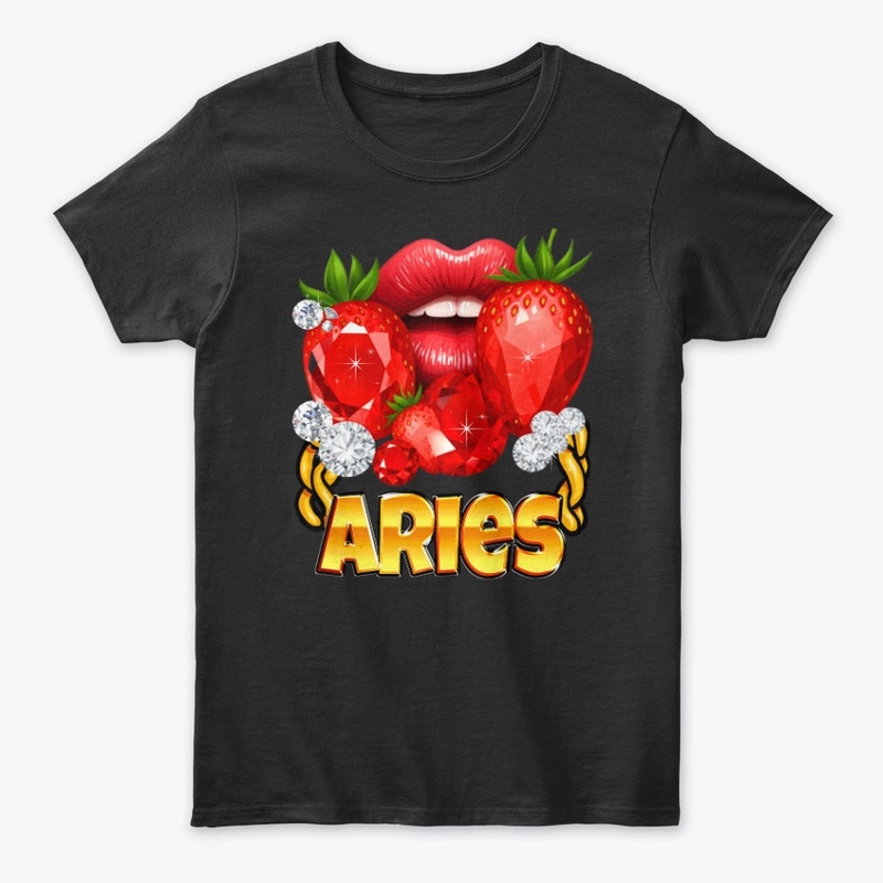 Lips Gold Chain Aries Birthday Gift