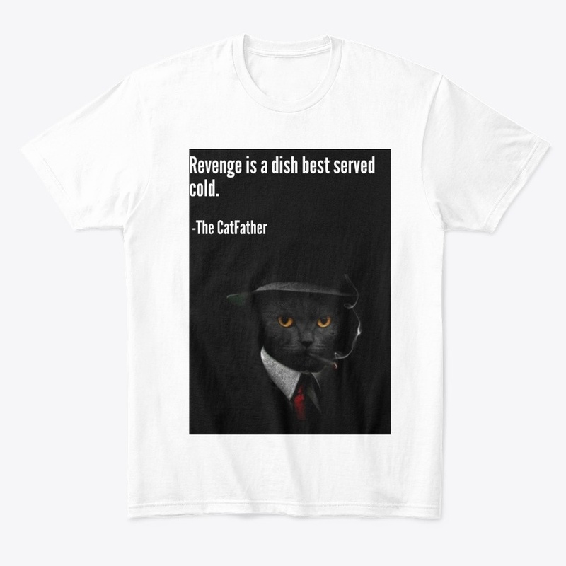 funny the catfather cat tees