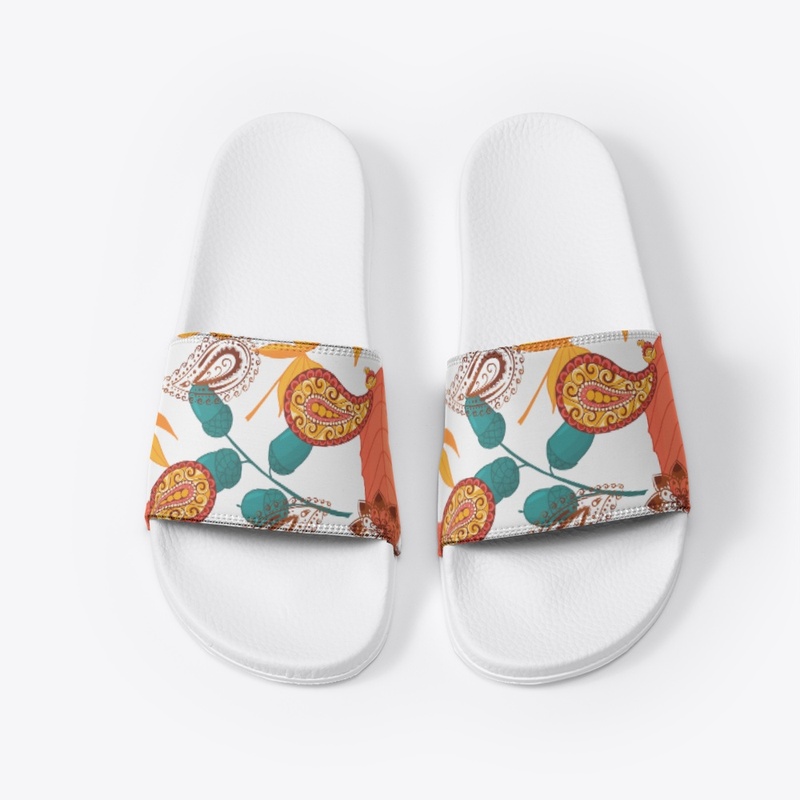 Fall Leaves and Paisleys