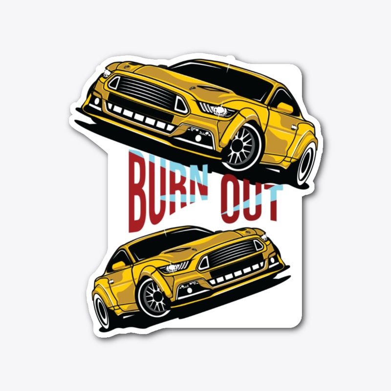 MUSTANG BURN OUT 