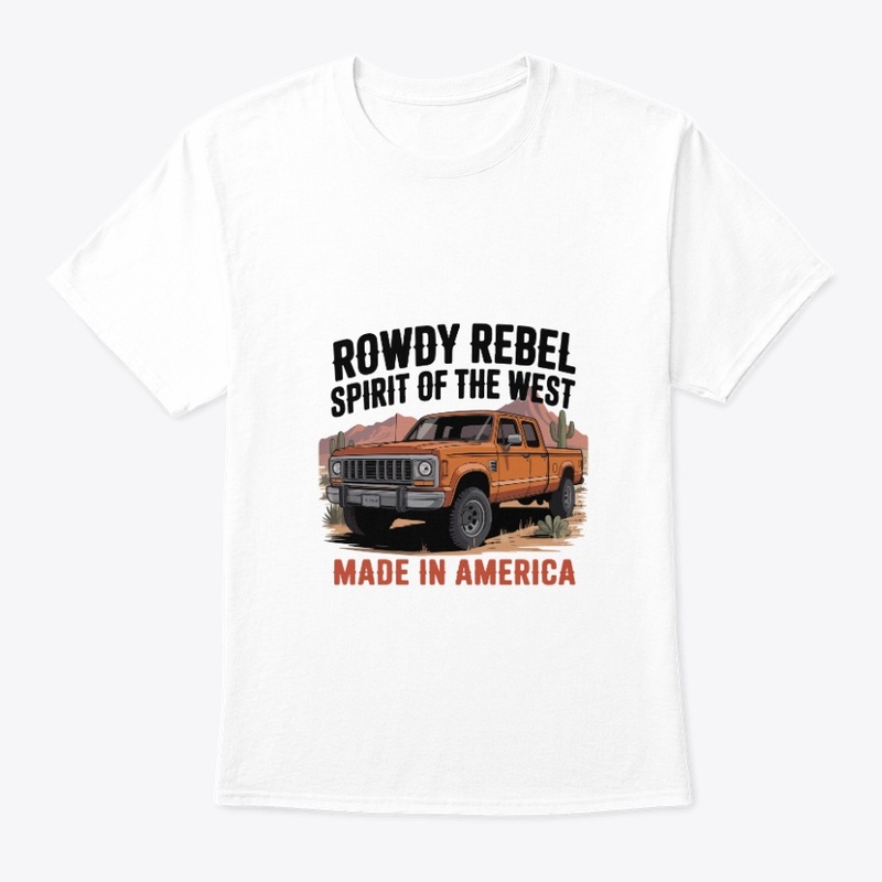 rowdy rebel spirit of the west design