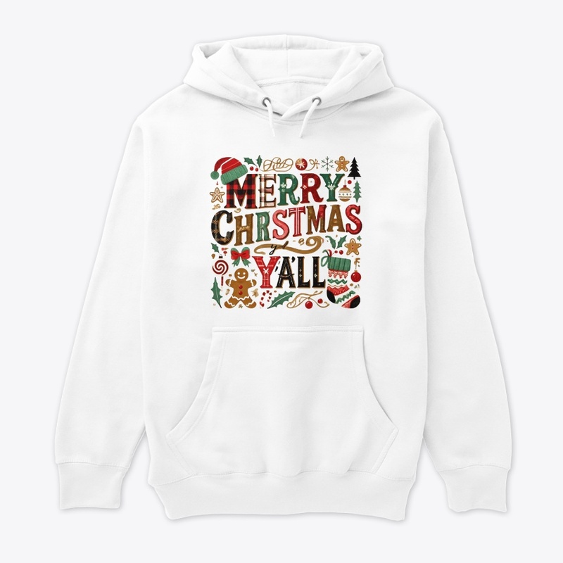 "Merry Christmas Y'all Festive"