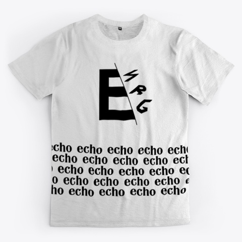 Surge   Echo White Line Standard T-Shirt Front