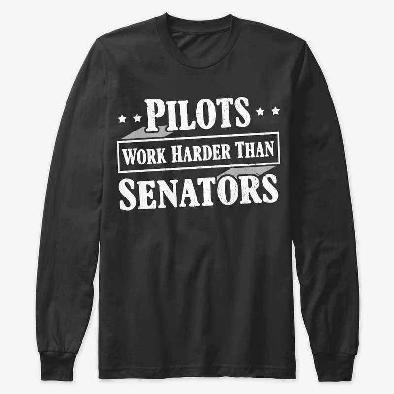 Funny Pilot Gift Work Harder