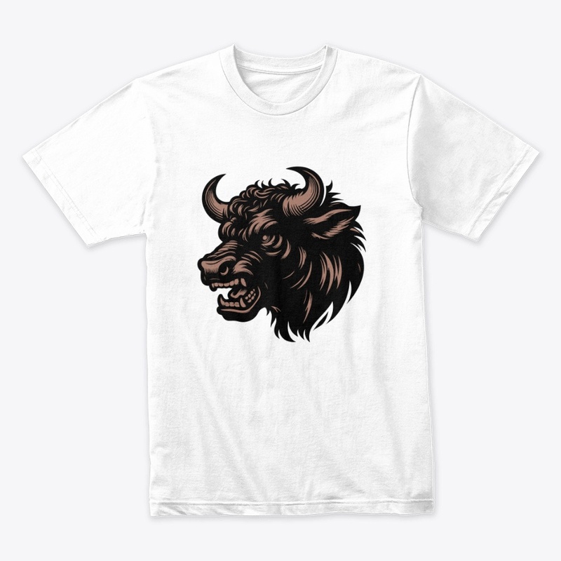 Untamed Cow Head Artwork