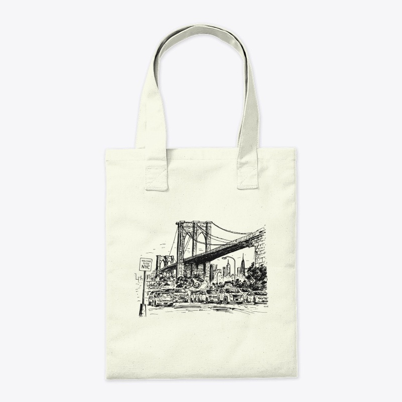 New York, Under the Bridge Tote Bag
