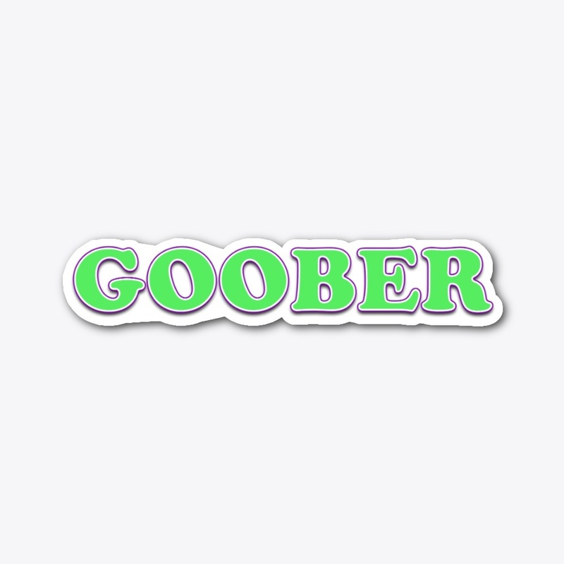 "Goober" sticker