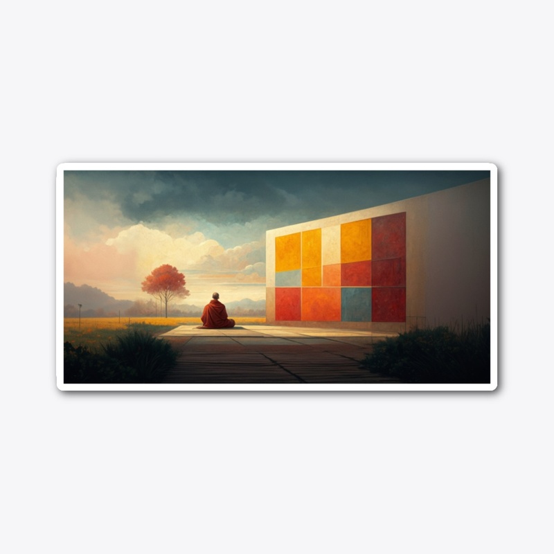 Modern Abstract Color Field Art Print