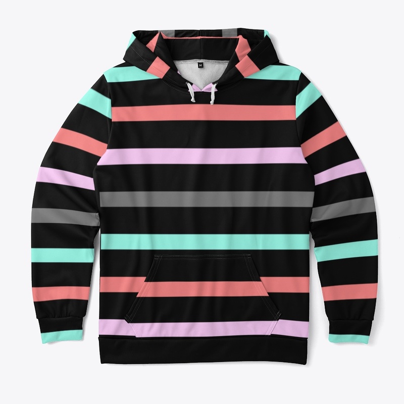 Multi Color Line Hoodie