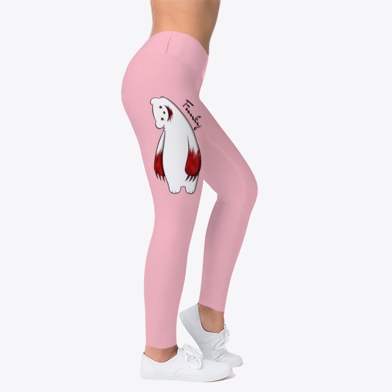 Funky Mascot Pink Leggings