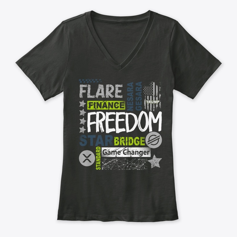 V-Neck Tee - Flare Freedom