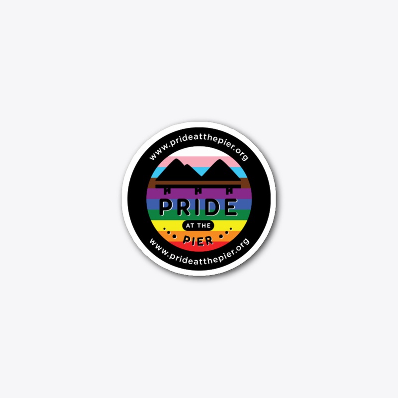 Pride At The Pier Logo Merch