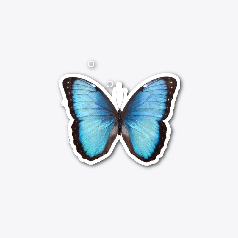 Blue Morpho Butterfly Apparel
