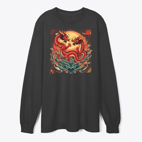 Chinese Happy New Year  Black T-Shirt Front