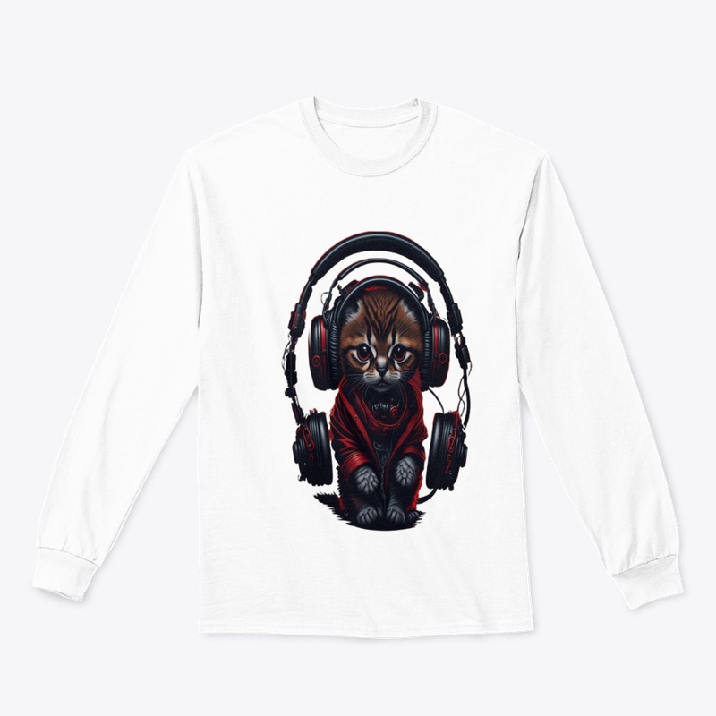 Cute dj cat 