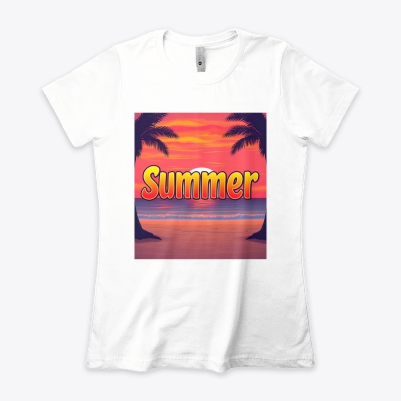 Summer Women's Premium V-Neck Tee