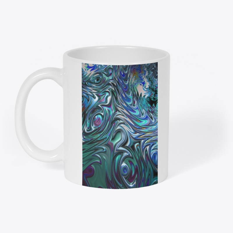 Blue Swirl Fractal