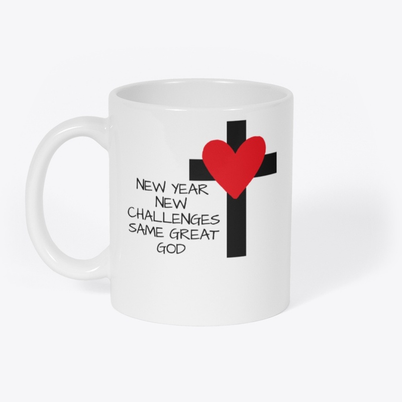T-Shirt New Year New Challenges Same