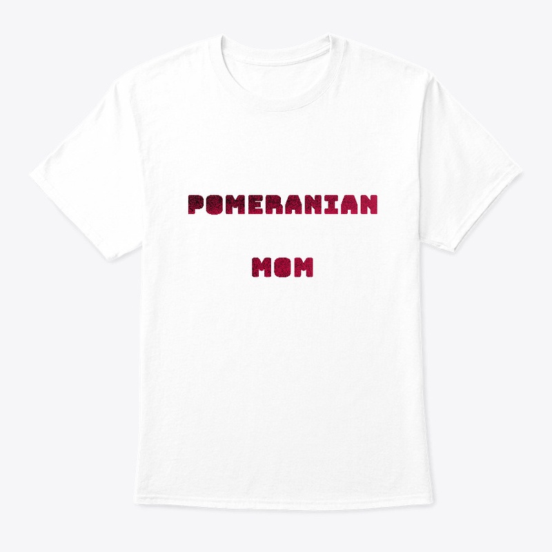 Pomeranian Mom Red Design