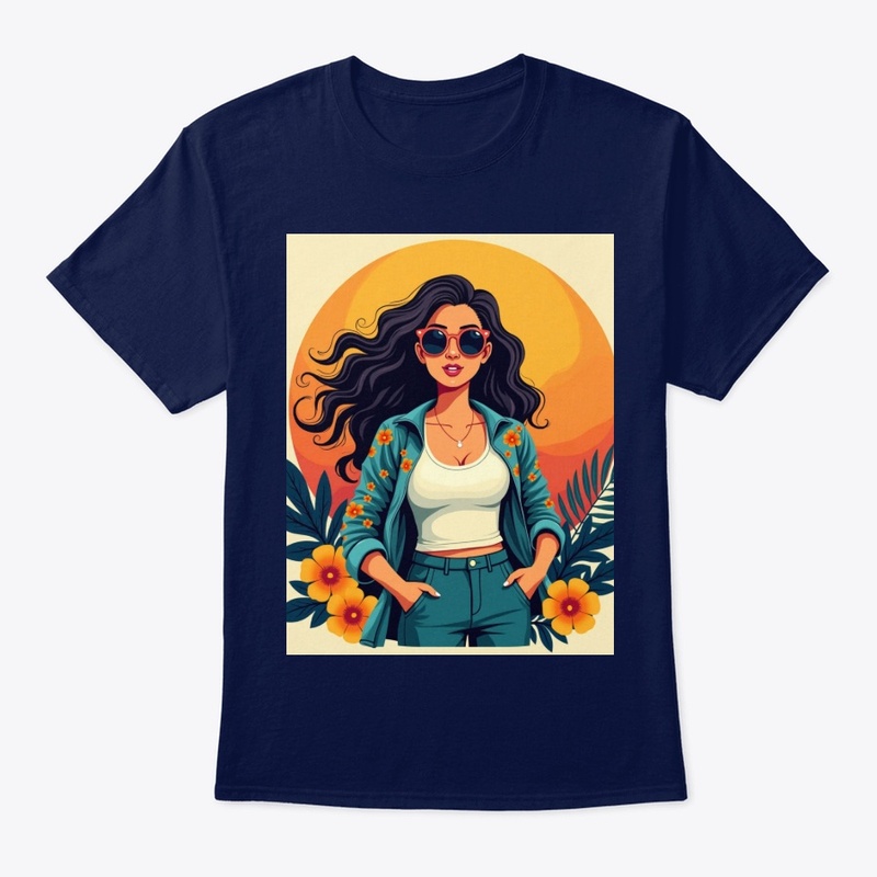  Sunset Muse – Summer Vibes Graphic Tee