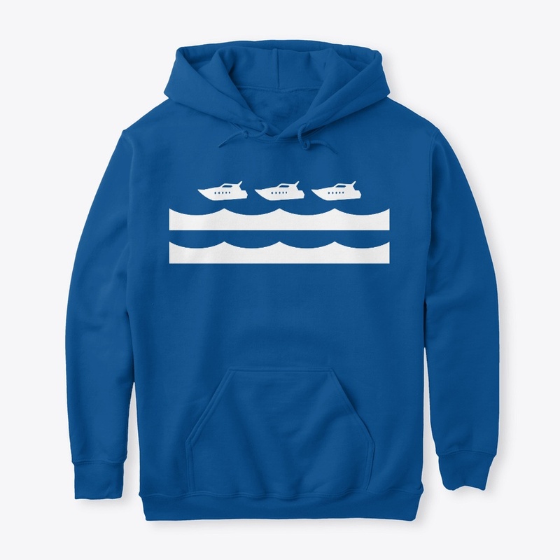 Red Line Yacht Club White Logo