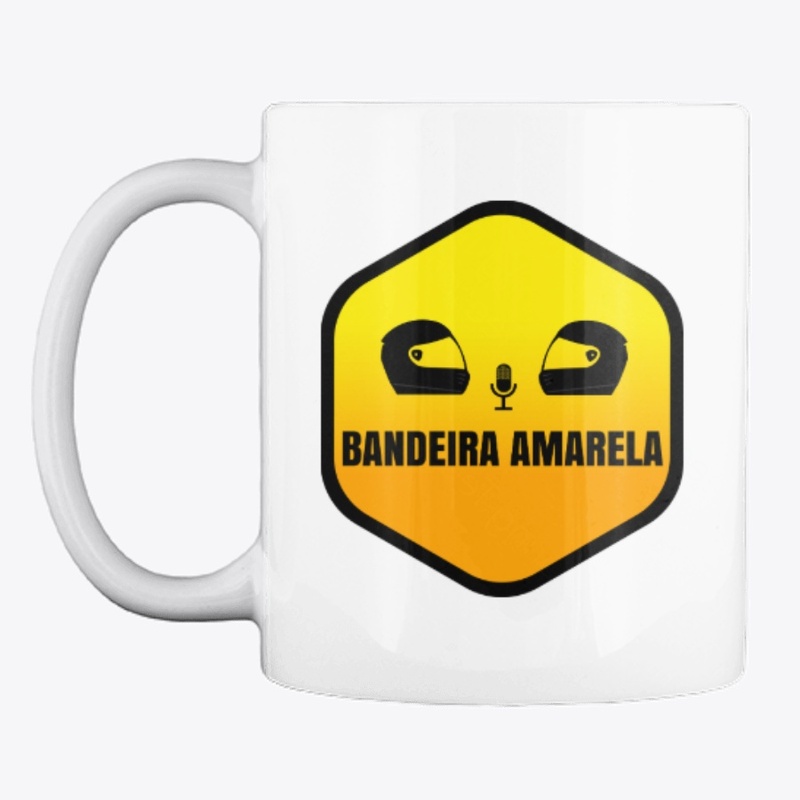 Caneca Bandeira Amarela #PodcastBA 2