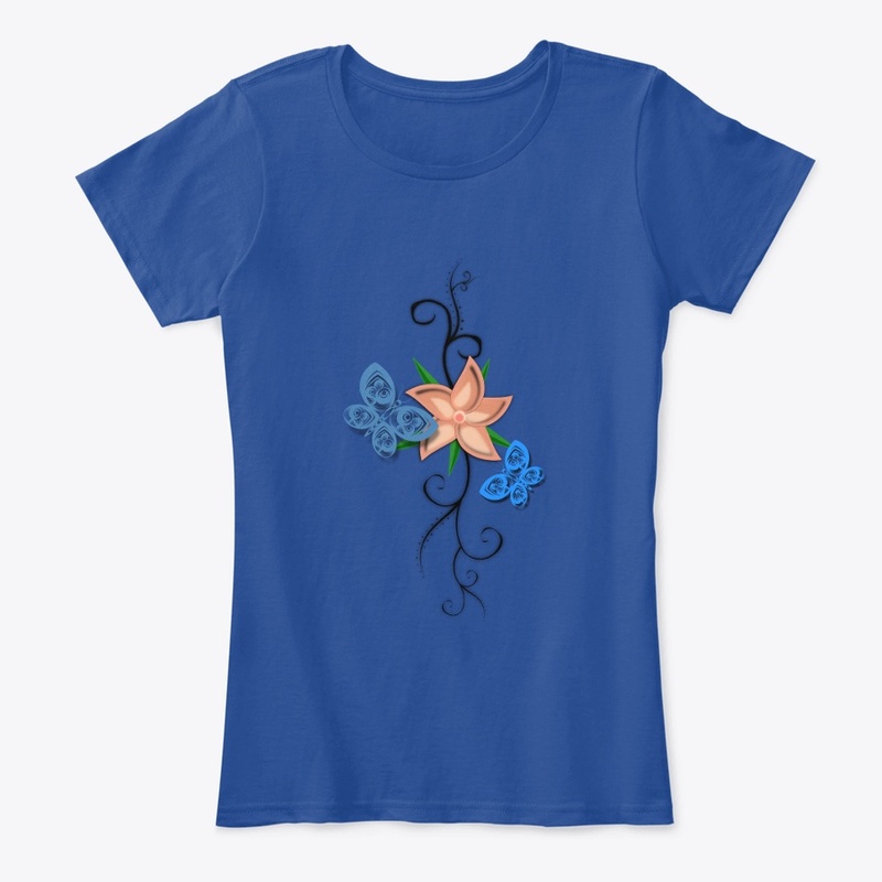 Floweral pattern t shirts