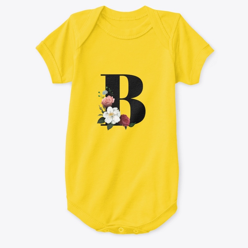 Floral Letter B