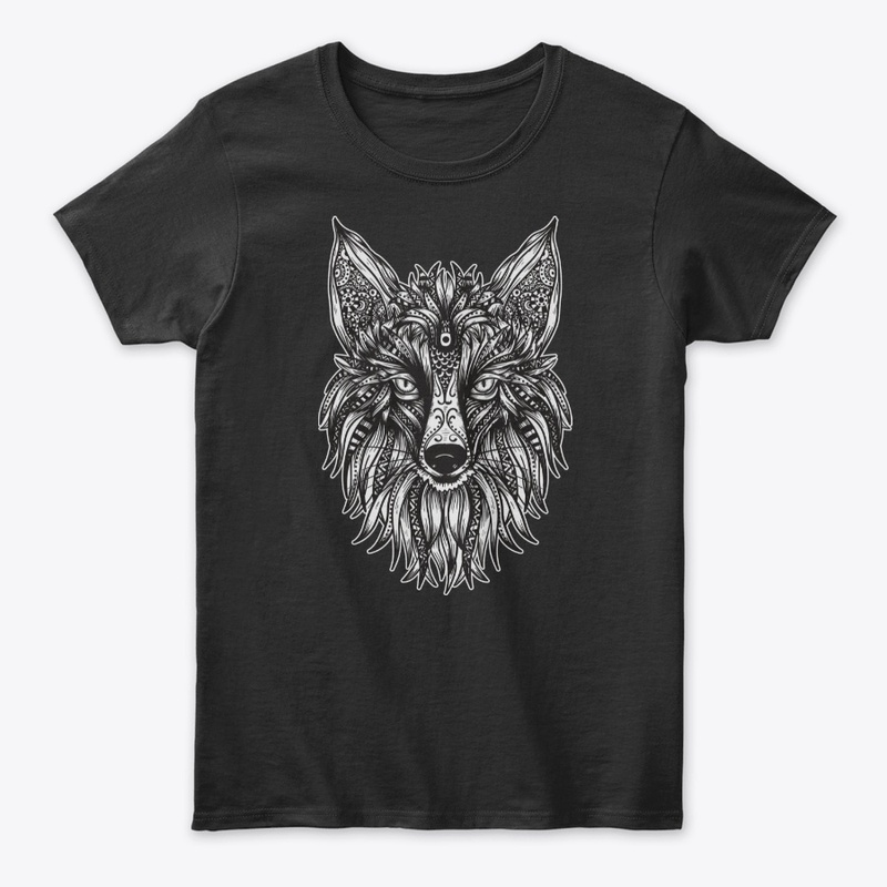 Tribal Pattern Mandala Fox Lover Gift