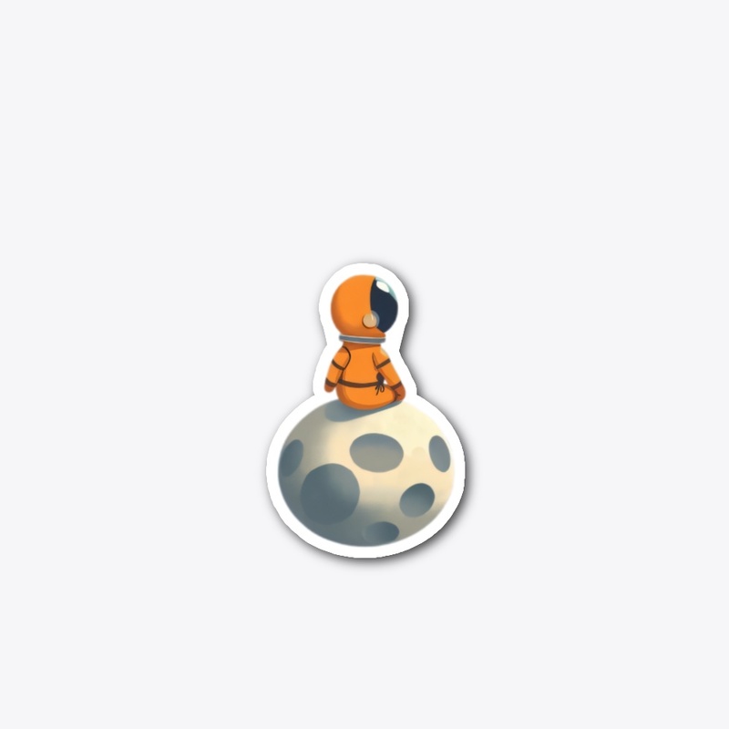 Moon & Astronaut