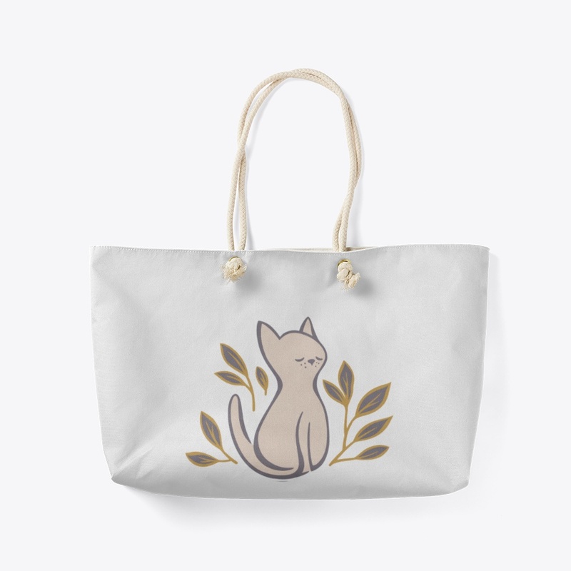 Cat with Leaves T-Shirt & Hoodies