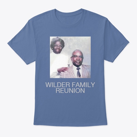 Wilder Family Established Denim Blue T-Shirt Front