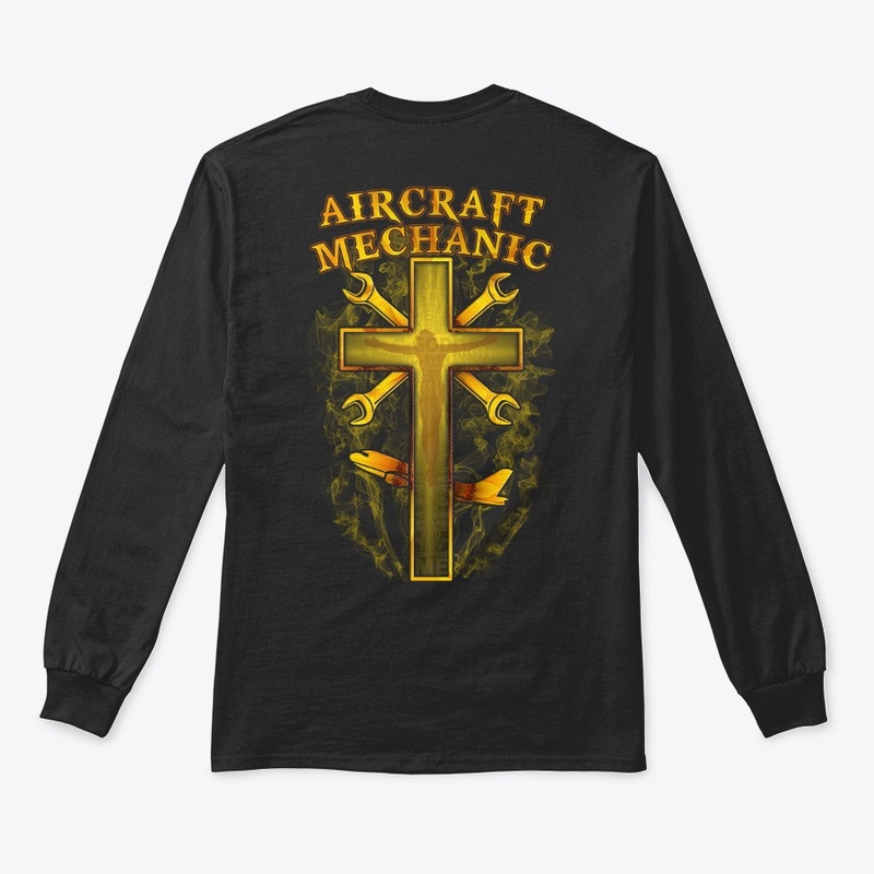 Aircraft Mechanic Cross Hoodie