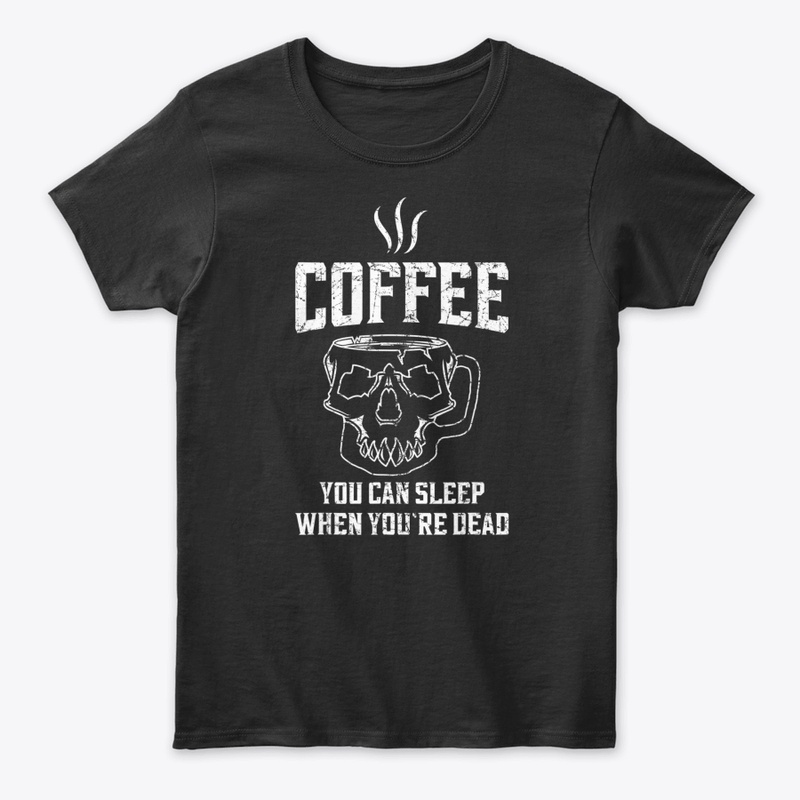 Coffee  Halloween Skull   Vintage Sleep 