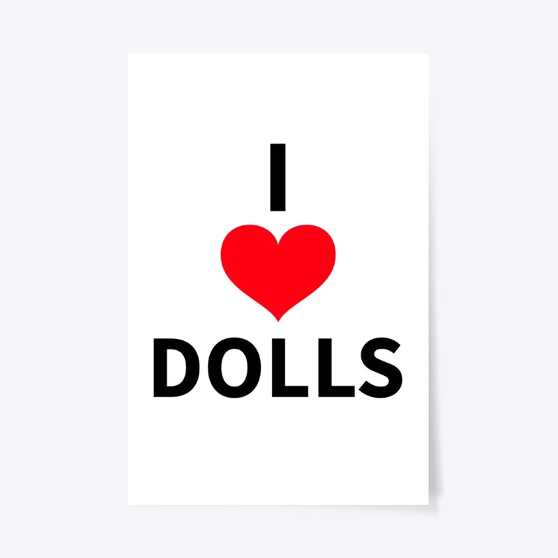 I Heart Dolls Red Heart