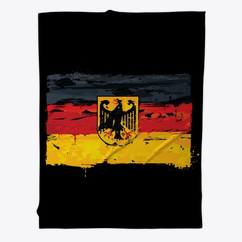 German painted flag