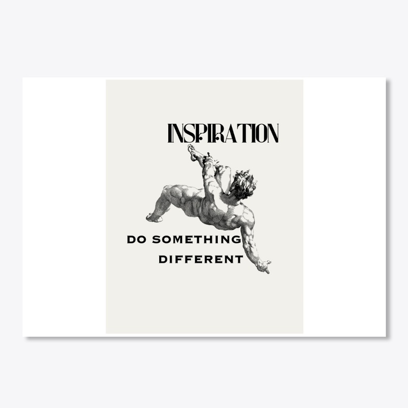 Do something different