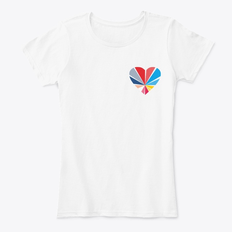 Rainbow Heart Teshirt