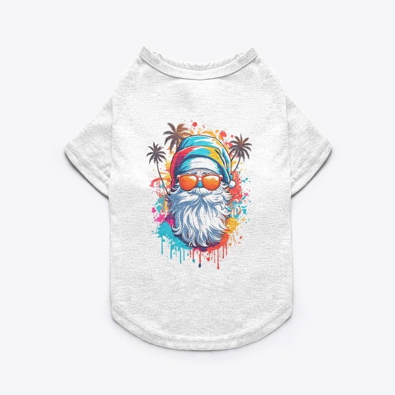 a colorful little santa claus 