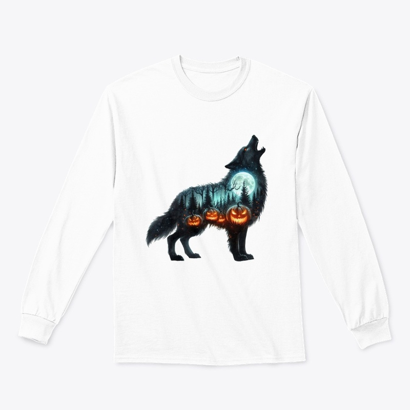 Halloween Howling Wolf