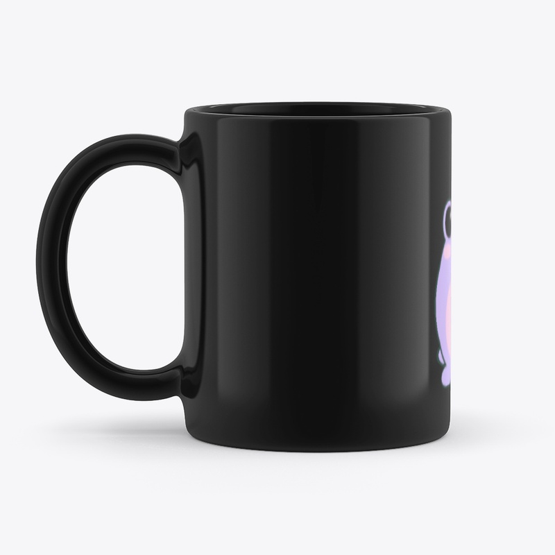 Purple Gamer Frog - Kawaii Frog