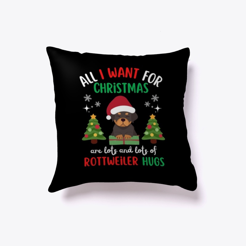  Christmas / Rottweiler hug